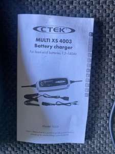 Car Battery charger CTEK Multi XS 4003 Model number 1035