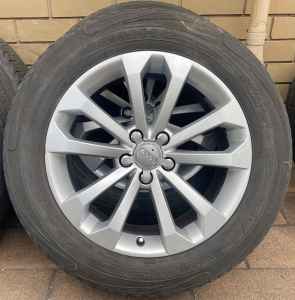 Genuine Audi 18 Q5 Wheels Rims Kumho Tyres 235 60 18