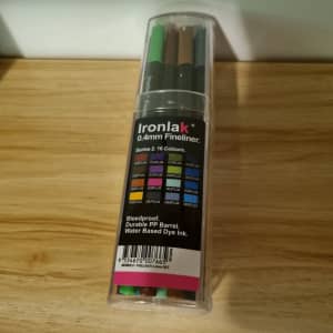 Ironlak 0.4mm Fineliner / Series 2 / 16 Colours (Brand New)