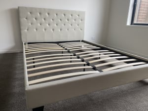 Brand new BEIGE / CREAM COLOUR - ALL sizes bed frame
