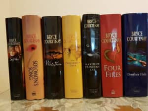 7 Hard Cover Bryce Courtenay Books