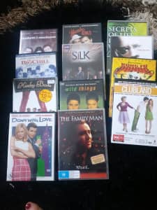 DVDs - 12 of them. $1 each
