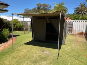 Oz tent RV 4 with deluxe sides and front panel