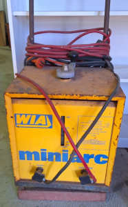 WIA Miniarc Welder, welding rods and face shield