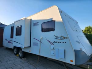 Jayco Sterling slideout caravan bunks