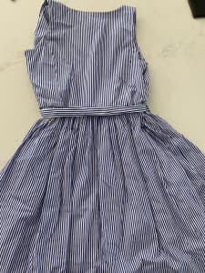 Girls blue and white striped Ralph Lauren dress