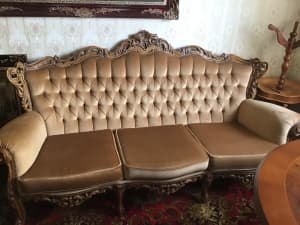 3 seater couch 2 armchairs 8 matching dining table chairs