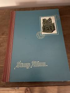 Vintage Stamp Album with mixed Australian Stamps in cents