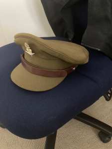 MILITARY ARMY OFFICER CAP AUSTRALIAN VGC
