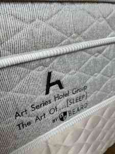 Arts Series AH Beard Queen mattress with base