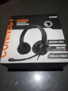Crest Wired Headphones Gaming