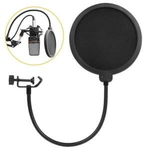 Double Layer Recording Studio Microphone Wind Screen Mic Pop Filter Ma