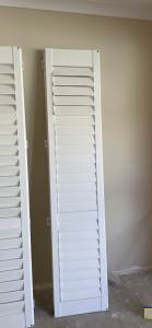 Plantation shutters - white, 2 doors