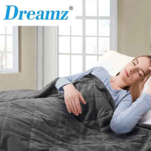 DreamZ 9KG Adults Size Anti Anxiety Weighted Blanket Gravity Blankets 