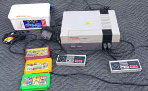 Nintendo Entertainment System NES Video Game Console Mattel PAL 1985