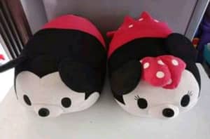 Disney Tsum Tsum Mickey and Minnie Extra Large approx 45cm long