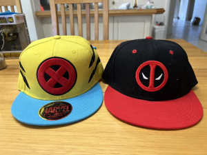 Deadpool and Wolverine Snap back hats BRAND NEW 