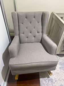 4baby elle glider chair grey