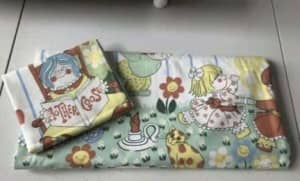 Children's Bed Sheet & Pillowcase* ‘Joyce’* Vintage Mid Century Retro