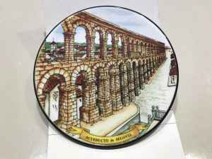 Spanish Plate Aqueduct Handmade Decorative