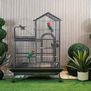 Wowmart Flight Bird Cage Parrot Aviary Cage Bird Gym Playpen B015