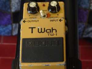 T-Wah guitar pedal , vintage.
