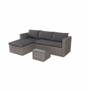 Outdoor Sofa Lounge Chaise with coffee table