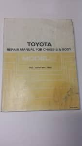 Gen Toyota Repair Manual Chassis & Body Model F, Tarago, Spacia