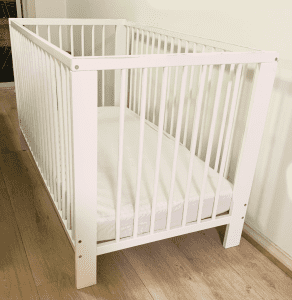 Ikea Cot, White Painted Pine Standard Size Pickup Only Rosanna