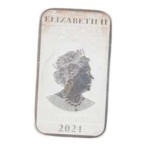 Queen Elizabeth 11 Aust 1 Oz 9999 Ag 1 Dollar 2021 Silver Coin
