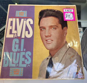 Elvis LP Record “G.I. Blues”