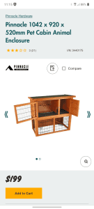 Rabbit or guinea pigs cage.
