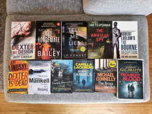 Crime, Action, Mystery and Thriller Books(Part 2) $5ea or mix n match 