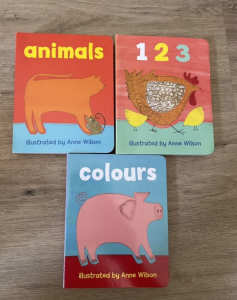 Board Book Set - Animals/123/Colours