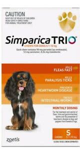Brand New Simparica Trio 6 months supply