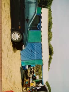 Family Tent Wild Country Heavy Quality Canvas . Green/Blue