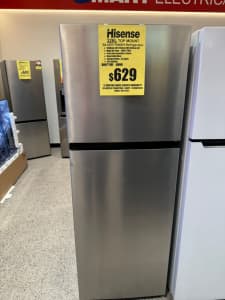 Hisense 326L Top Mount Refrigerator Stainless Steel (HRTF326S)