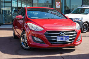 2015 Hyundai i30 GD3 Series II MY16 Active X DCT Red 7 Speed Sports Automatic Dual Clutch Hatchback