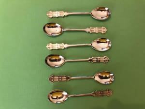 Six APEX EPNS A1 Spoons (as shown)