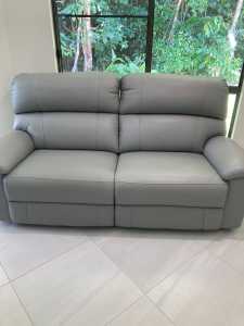 Leather 4 piece Lounge Recliner( Harvey Norman)