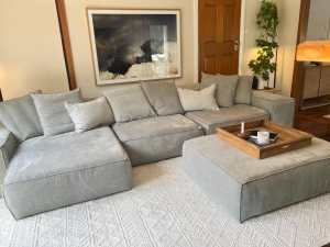 Mcm House Elio Sofa in Sage modular sofa lounge Pending Pickup 
