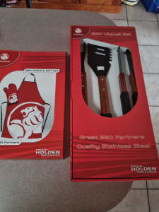 HOLDEN BBQ UTENSILS AND APRON