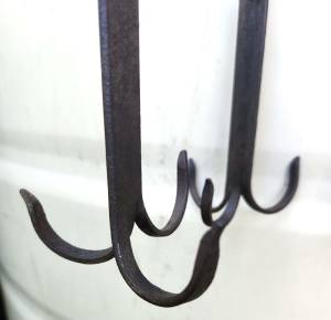 Kitchen Pot Hanger - Rustic Metal Kitchen Implements Hanger