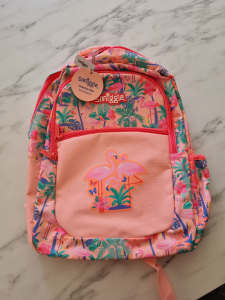 Smiggle kids backpack (flamingo)