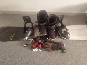 SNOWBOARD AND GEAR