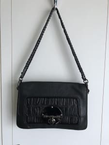 Mimco Leather Handbag - As New RRP $349