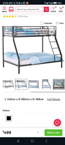 Bunk bed double & single