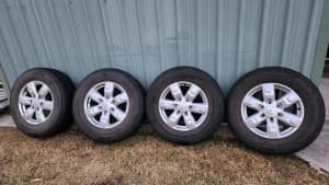 Rims and tyres. R17 265/65