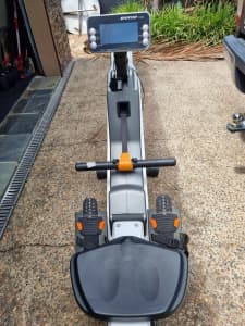 Sportop electric rower with multiple user digital display