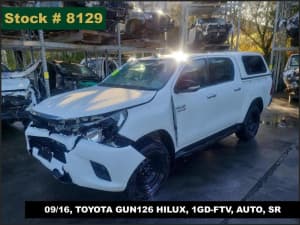 Dismantling 2016 Toyota GUN126 Hilux 1GD-FTV Automatic SR 8129